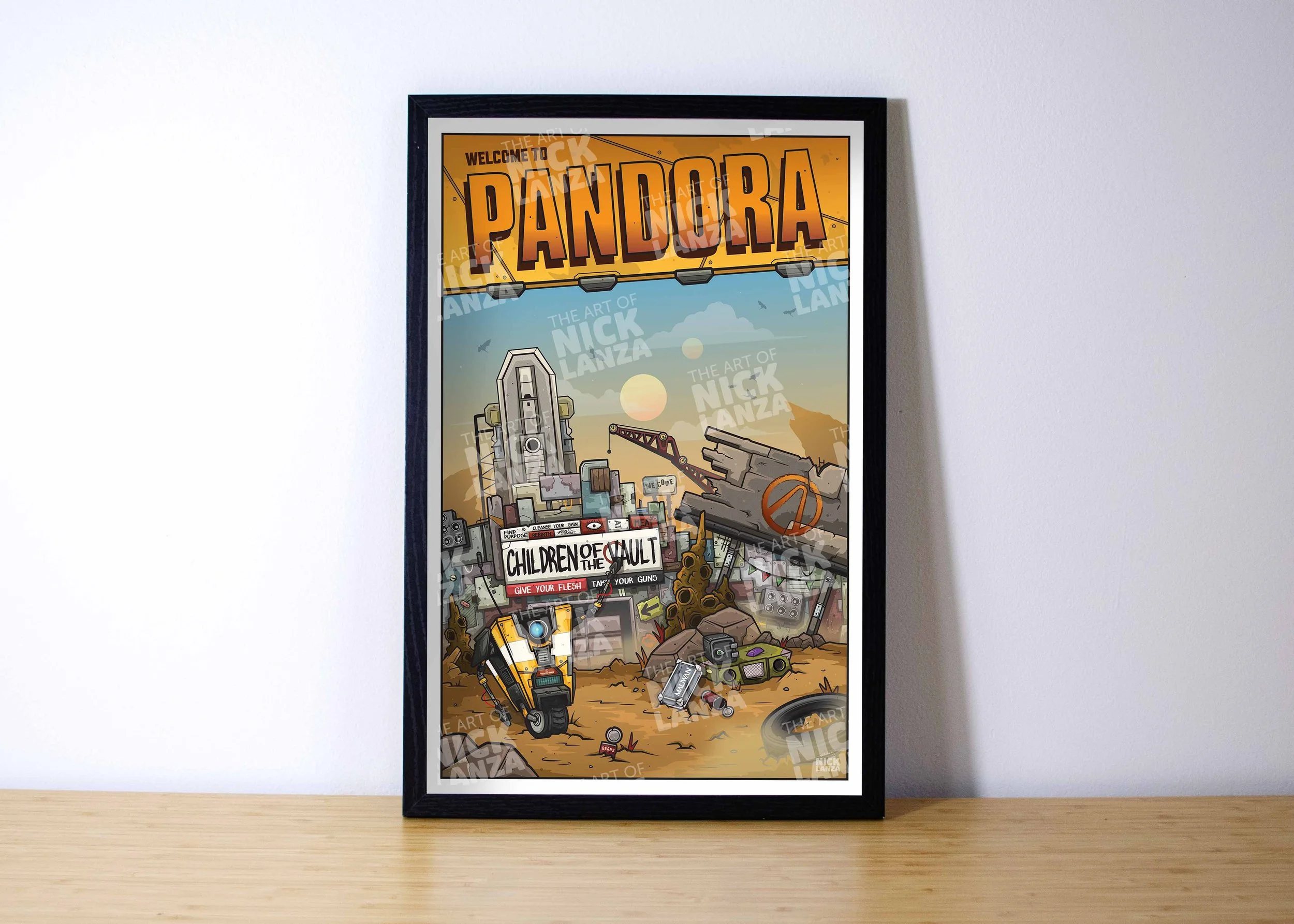 Borderlands: Welcome to Pandora — The Art of Nick Lanza
